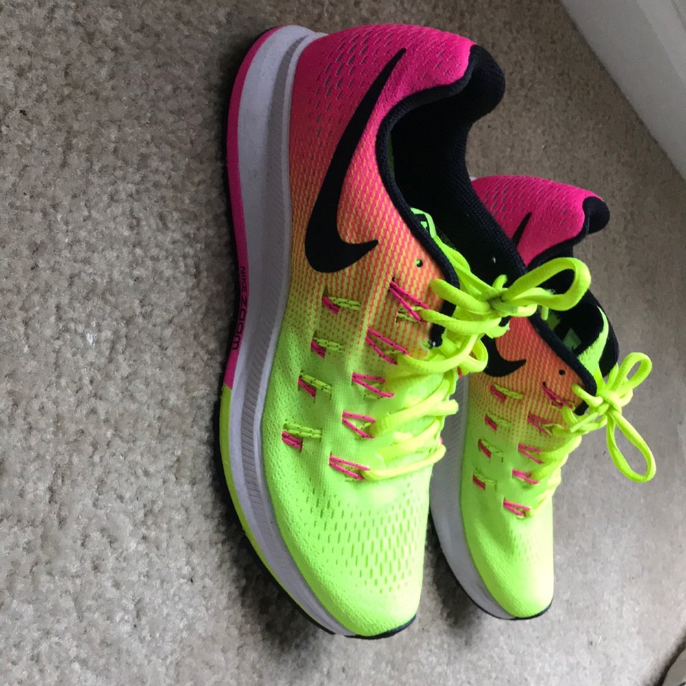 Nike Neon Pink & Yellow Running shoes